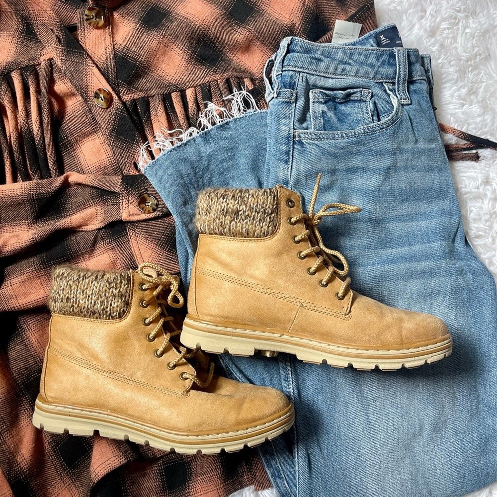 Cliffs Tan Suede Fashion Boots